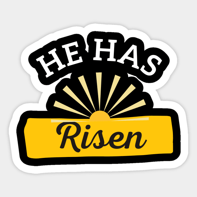 He Has Risen- Easter Sticker by People of the Spoon